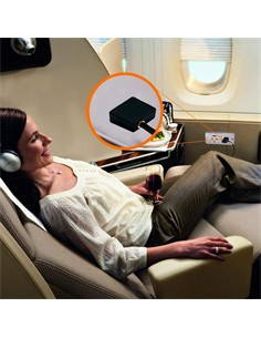 FGNS Adaptador Audio Para Avion 2xJack Mono AD051