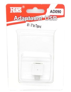 FGNS Adaptador Iphone Lightning/H a Tipo C/M AD090