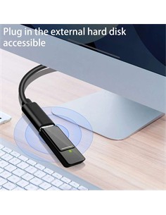 FGNS Cable Extensor Tipo C M/H 2Mtrs Negro 60W