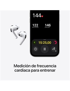 APPLE Auricular Bluetooth Airpods Pro 3 Blanco Con Estuche de Carga Inalambrica  MFHP4ZM/A