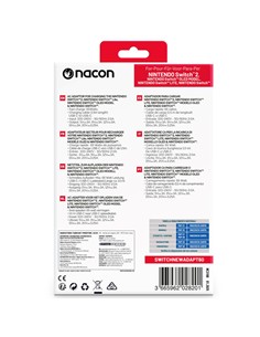 NACON Cargador Para Nintendo Switch 2 65W Carga Rapida NC3189