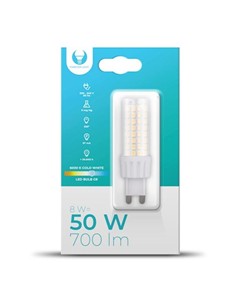 FOREVER LIGHT Bombilla Led G9 Luz Blanca 8W 700Lm 360º 6000k