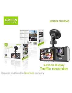 GREEN LYCA Camara Coche Dashcam Con Pantalla GL70045
