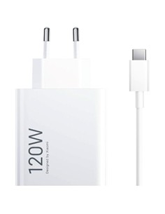 XIAOMI Cargador Red Por Usb + Cable Datos Tipo C A Usb 120W Blanco MDY-14-EE
