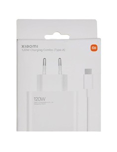 XIAOMI Cargador Red Por Usb + Cable Datos Tipo C A Usb 120W Blanco MDY-14-EE