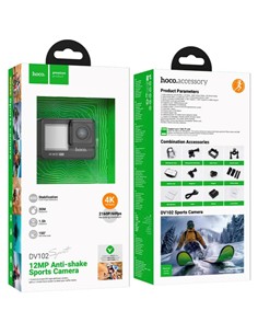 HOCO Camara De Accion 4K DV102 Sumergible Hasta 30mtrs