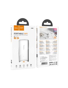 HOCO Adaptador Usb MIfi 4G WIFI 6 HI40 COn Antenas Blanco