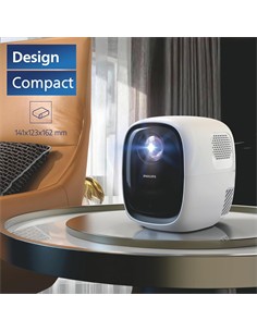 PHILIPS Proyector Compacto Neopix 130W Smart Con Wifi/Bt/HDMI/Luminos App