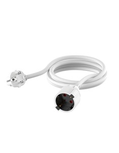 SURMEDIA Alargador Cable Coriente 2Mtrs Blanco BMA502