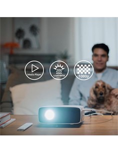 PHILIPS Proyector Led Neopix 200 200LM Hasta 80"/HDMI/5w/Micro SD/jack 3.5mm/Full HD/USB Alimentacio