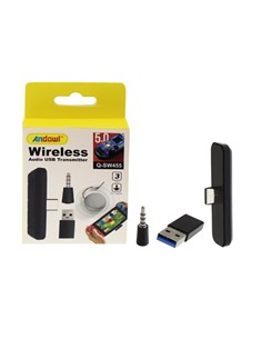 ANDOWL Adaptador Bluetooth Tipo C/Mini Jack/Usb Q-SW455
