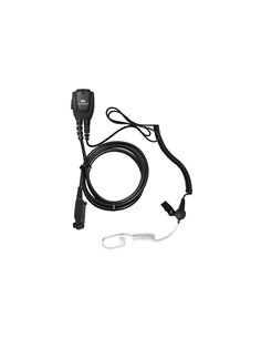 KOMUNICA Micro Auricular PWR-23-STP-9000-Tub Con Tubo Acustico Pines/Compatible con SEPURA: SCL3 Ser