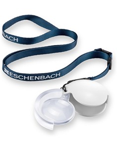 ESCHENBACH Lupa Plegable 10X Diametro 35mm Con Cordon Blanca 1710910