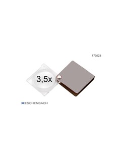 ESCHENBACH Lupa Plegable 3.5X ,Diametro 45mm Plata Gris 173023