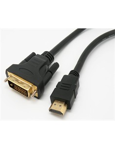 EUROCONNEX Cable Hdmi/M A Dvi-D/M 18+1 Pin 3Mtrs Negro 0658-3