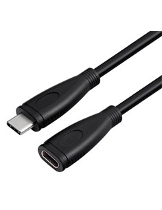 EUROCONNEX Cable Extensor Tipo-C/M A Tipo-C/H 1Mtr USB310-1