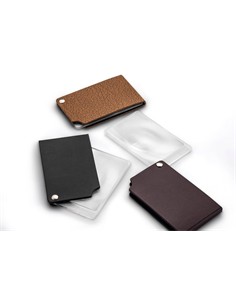 ESCHENBACH Lupa de Tarjetas Bancarias VISOPOCKET 2.5X Marron Dimensiones 74x48mm 172146