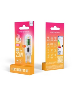 FOREVER LIGHT Bombilla Led G9 F 2.2W 3000K 20 Lumenes Luz Calida