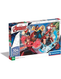 CLEMENTONI Puzzle 104 Piezas Avenger Glitter