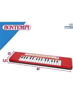 BONTEMPI Mini Piano 32 Teclas Electrico a Pilas 47.887
