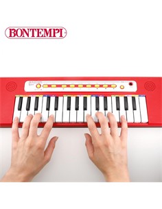 BONTEMPI Mini Piano 32 Teclas Electrico a Pilas 47.887