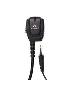 KOMUNICA Micro Auricular PWR-TUB-K Cable Rizado Transparente Tubo Acustico Para Kenwood