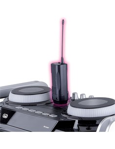 TREVI Microfono Inalambrico Diadema Unidireccional EM 408 UHF Transmisor Receptor Jack 6.3mm 20Mtrs