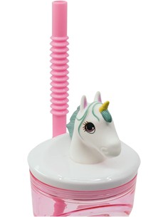 STOR Vaso Figura 3D Unicornio Rain 360Ml