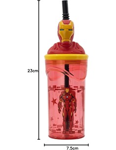 STOR Vaso Figura 3D Iron Man 360Ml