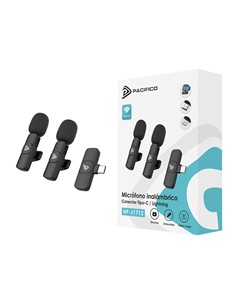 PACIFICO Microfono Inalambrico Duo Con Conector Tipo C/Lightning NP-J1712