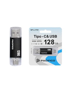 PACIFICO Pendrive Dual 128GB Tipo C/Usb A NP-L1791