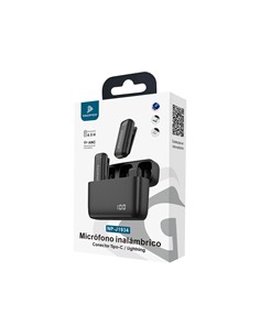 PACIFICO Microfono Inalambrico Duo Con ANC Conector Tipo C/Lightning NP-J1934