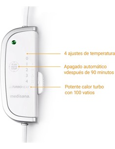 MEDISANA Almohadilla Electrica Hombros y Espalda HP 630 100W Tecnologia APS
