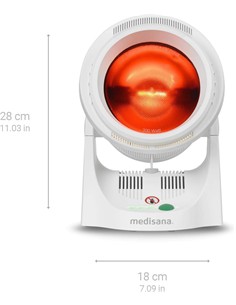MEDISANA Lampara Infrarroja IR850 Para Relajacion Muscular 300W Inclinacion Ajustable