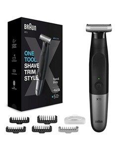 BRAUN Afeitadora Barba Y Cuerpo XT5110 Cuchilla 4D Recargable Sumergible