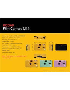 KODAK Camara Analogica Con Flash M35 Verde Oliva