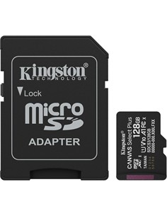 KINGSTON Tarjeta Memoria Micro SDXC 128Gb Con Adaptador  150Mb/s V10 A1 Clase 10