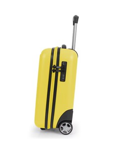 GABOL Mini Maleta Cabina 2 Ruedas FUTURE PLUS Amarillo Para Colocar Debajo Del Asiento