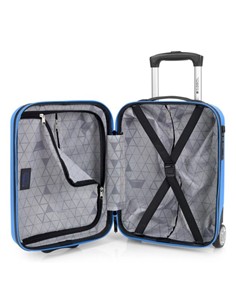 GABOL Mini Maleta Cabina 2 Ruedas FUTURE PLUS Celeste Para Colocar Debajo Del Asiento