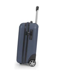 GABOL Mini Maleta Cabina 2 Ruedas FUTURE PLUS Azul Marino Para Colocar Debajo Del Asiento
