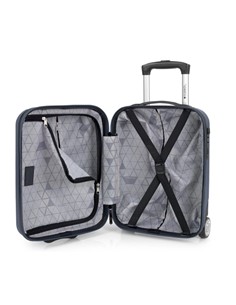 GABOL Mini Maleta Cabina 2 Ruedas FUTURE PLUS Azul Marino Para Colocar Debajo Del Asiento