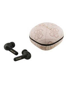 GUESS Auricular Bluetooth Logo Rosa Con Estuche de Carga Manos Libres Asitente Por Voz