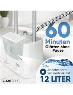 CLATRONIC Plancha Vertical Vapor TDC 3809 1600W