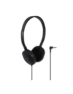FONESTAR Auricular de Casco Estereo WAVE-SLIM Con Cable Jack 3.5m 1.2Mtrs Negro