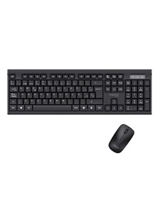 AQPROX Teclado + Raton Inalambrico MX410 Negro 1000Dpi