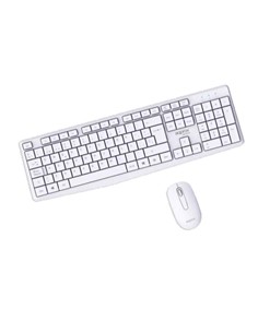 AQPROX Teclado + Raton Inalambrico MX420W Blanco 1000Dpi