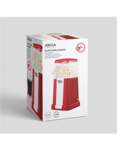 JOCCA Palomitero 1200W Vintage Rojo Vaso Medidor