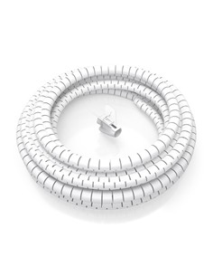 AISENS Organizador De Cable En Espiral 25mm 3Mtrs Blanco A151-0919
