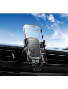 HOCO H80 Soporte de Coche hasta 7" Gravity Negro para Toma de Aire
