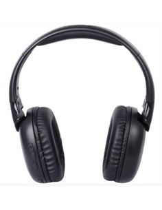 TREVI Auricular TV Inalambrico Con Base FRS1490RW Con Optico y Conexion Dual Negro